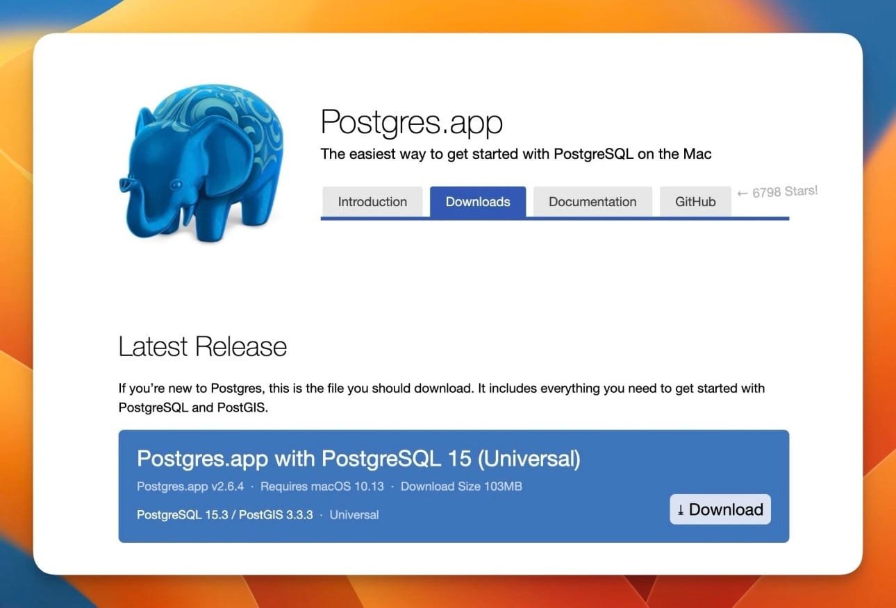 mac postgres.app