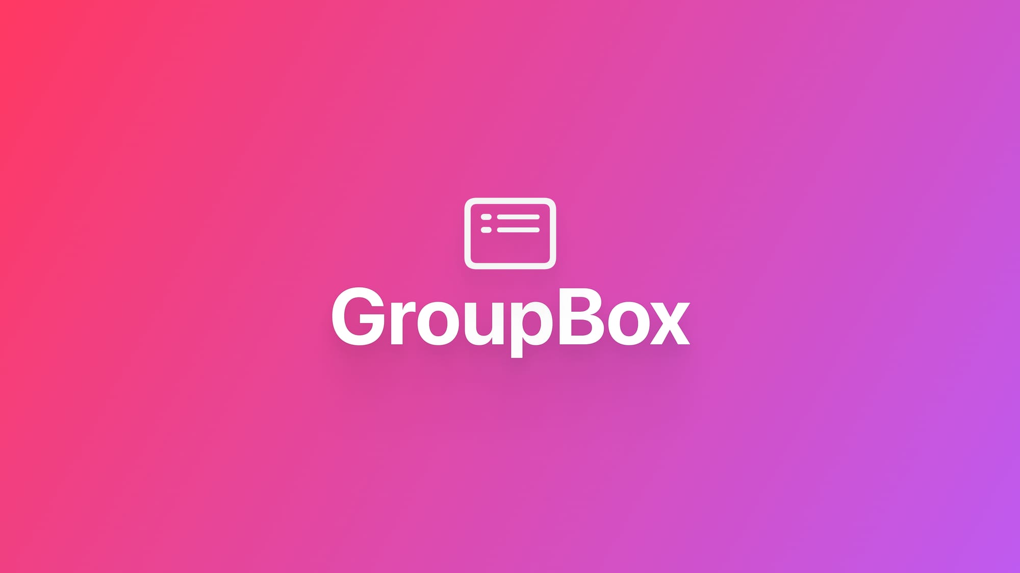 使用 SwiftUI 的 GroupBox 组件简化布局