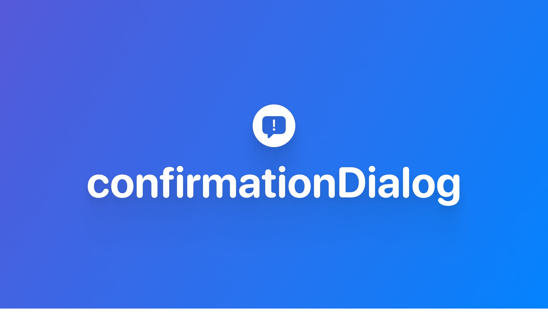 使用 confirmationDialog 打造流畅的确认体验