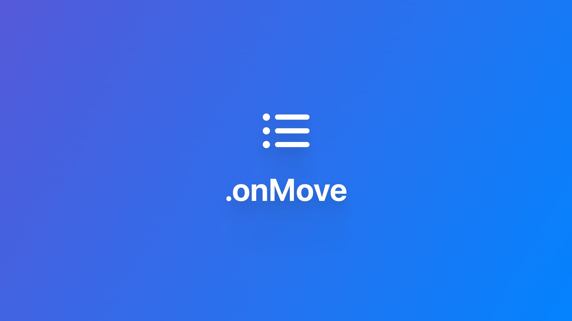 List|使用 .onMove 添加拖拽排序功能