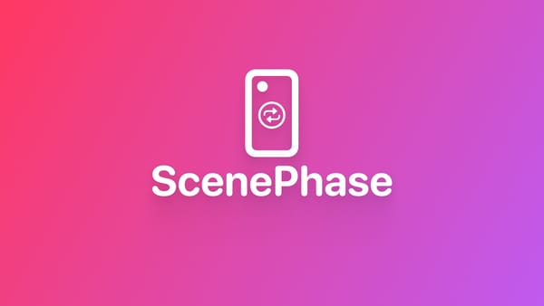 使用 ScenePhase 监听 App 活跃状态