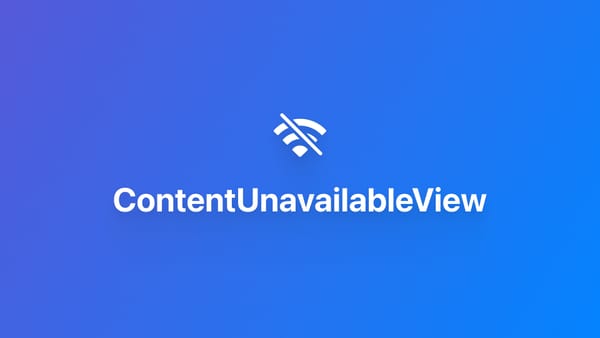 使用 ContentUnavailableView 添加不可用提示