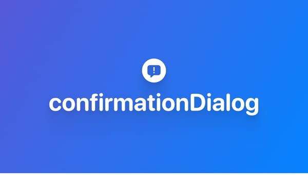 使用 confirmationDialog 打造流畅的确认体验