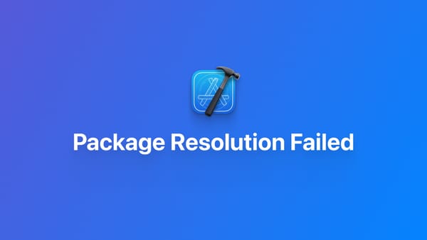 Xcode｜Package Resolution Failed 依赖错误