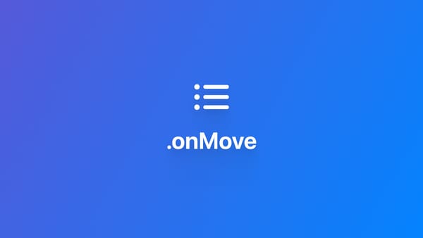 List｜使用 .onMove 添加拖拽排序功能